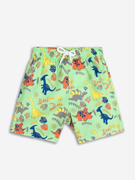 Funky Kids Swimwear Swim Shorts Phosphorescent Green