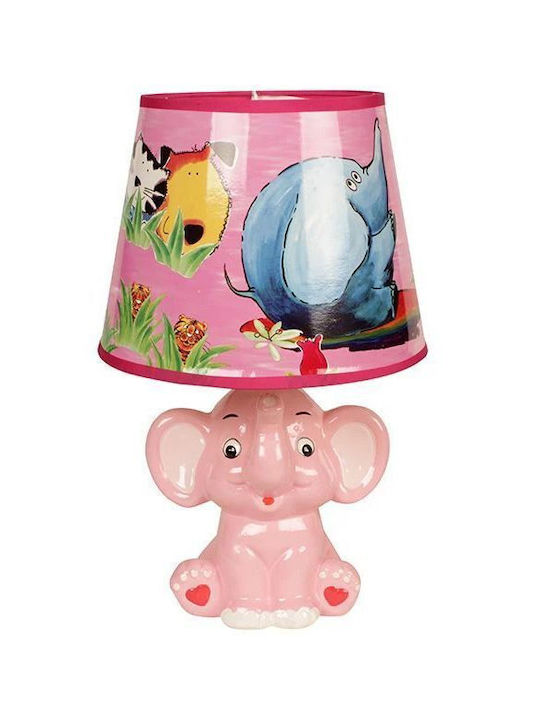 La Belle Maison Kids Table Lamp Pink 20x20x32cm D1754
