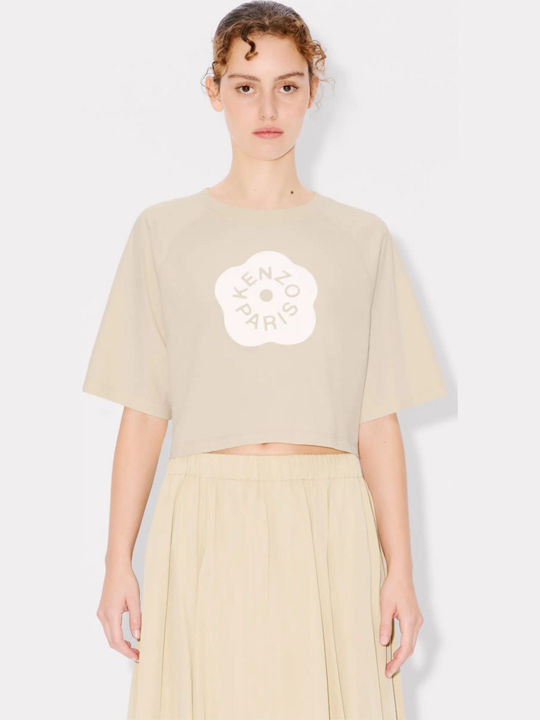 Boke Flower Γυναικείο T-shirt Floral Cream