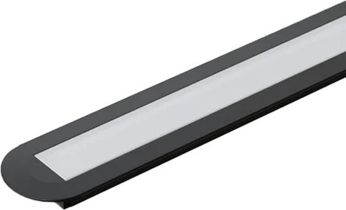 El-87eccr End Cap Profile El-87cr Black Set 99acc87eccrbl