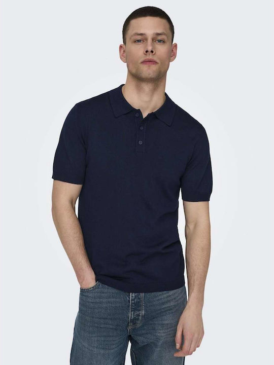 Polo Short Sleeve Blouse Dark Navy