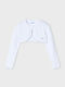 Kids Bolero Cotton White