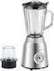 Sokany Блендер с Пластмасова Каната 1,5 л 800W Inox SK-186
