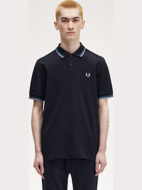 Fred Perry Polo Μπλούζα Κοντομάνικη Navy, Cyber...