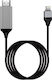 Hdtv Kabel HDMI-Stecker - Blitzschlag männlich 2m Schwarz