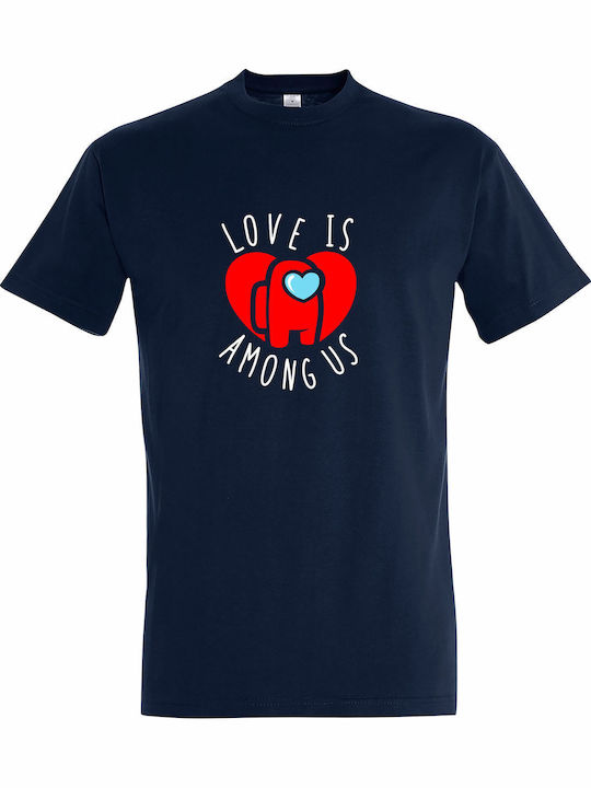 T-shirt Unisex " Love Is Among Us Valentine " F...