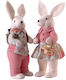 Bunny Pink 2 Designs H42cm