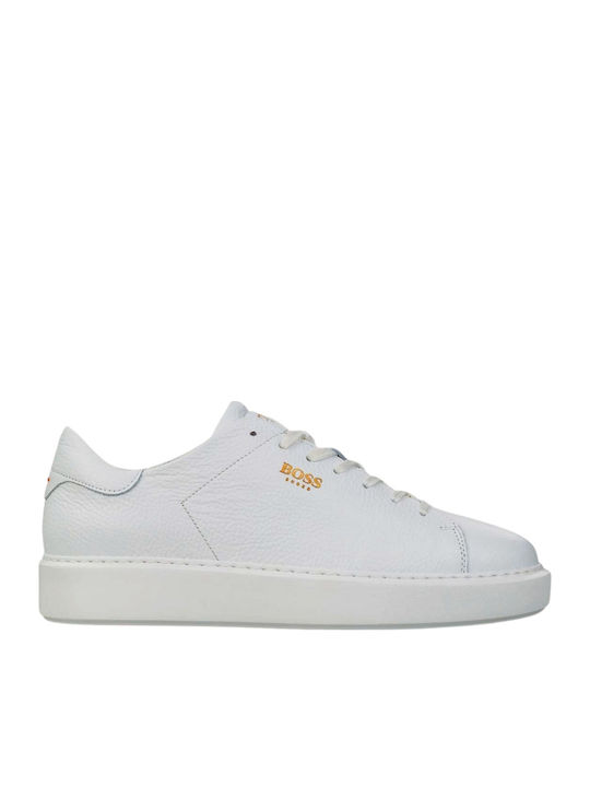 Boss Shoes Adidași Pentru Bărbați Albi