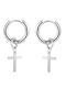 Kreuz Ohrringe Unisex Edelstahl Tribute 0130554301