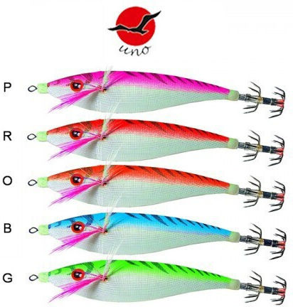 Uno Pendio Squid Jigs 8.5buc/8gr Portocaliu