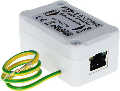 1-Kanal-Überspannungsschutz Extreme Serie IP-Kameras Ewimar PTF-51-EXT/PoE