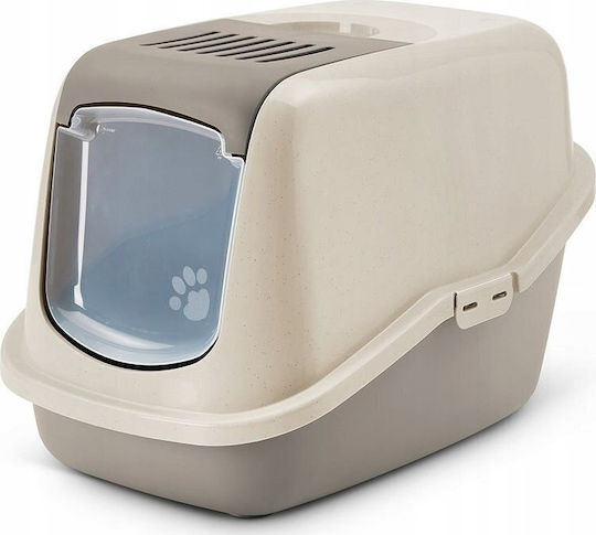 Savic Nestor Cat Toilet Closed Gray L56 x W39 x H38.5cm