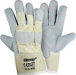 Digit Gloves for Work Leather-Cotton 1pcs