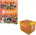 Panini Stickers Combo 2024/25 Turkish Airlines EuroLeague & Album for Children 3+ Years 50pcs