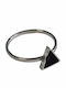Tatu Moyo Ring with Stones made of Steel