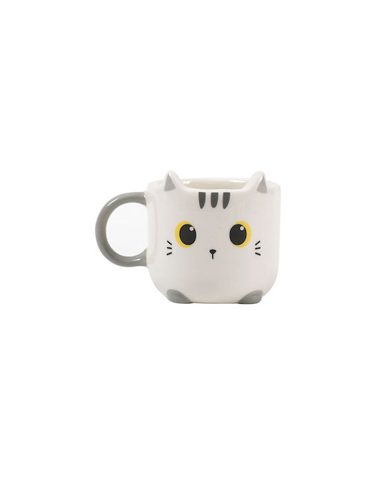 Κουπα I-total Ceramic Espresso Xl2520d White Cat Set2