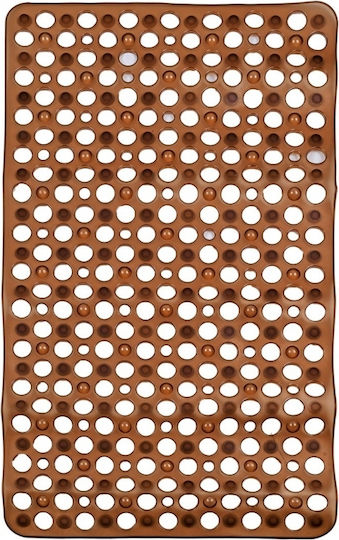 Sidirela Ring Bathtub Non-slip with Suction Cups Brown