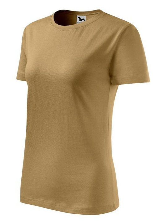 Malfini Γυναικείο Διαφημιστικό T-shirt Κοντομάνικο Sand