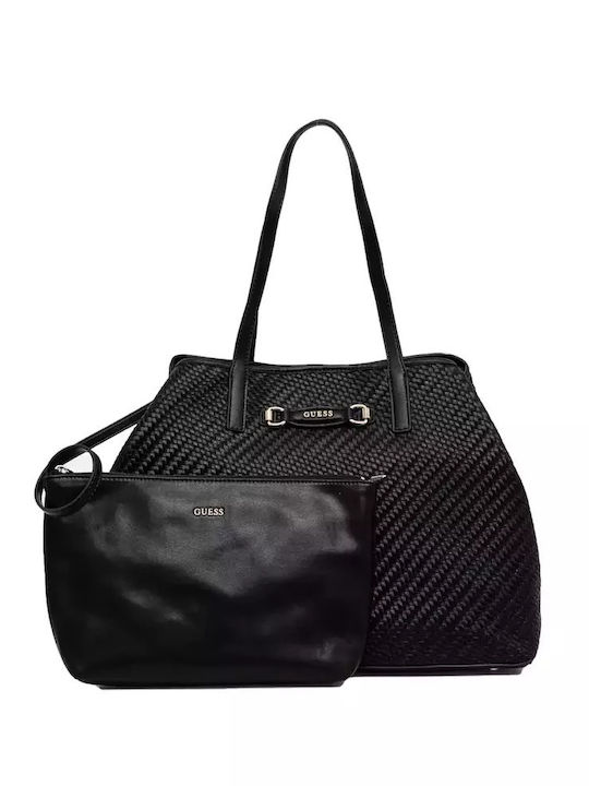 Guess Straw Women's Tote Bag Black
