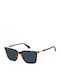 Polaroid Men's Sunglasses with Brown Tartaruga Frame and Blue Lens PLD4183/S/X 086/C3