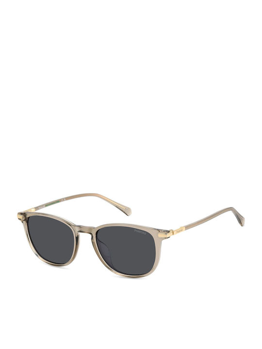 Polaroid Herren Sonnenbrille mit Beige Gestell ...