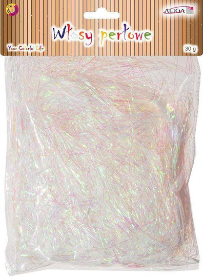 Engelshaar in Perlenfarbe Lametta 30g Wlo-2238