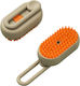 Tool Electric Brush Dogs for Coat Cleaning Brown