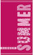 Linea Home Strandtuch Baumwolle Rosa 160x86cm.