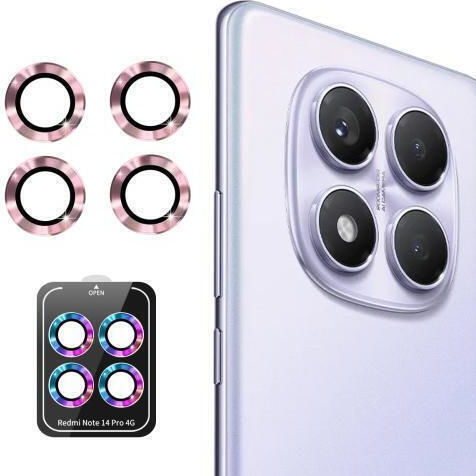 Enkay Hat-prince Προστασία Κάμερας Tempered Glass Ροζ για το Redmi Note 14 Pro 4G
