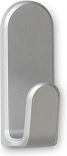 Inofix Single Wall-Mounted Bathroom Hook ​6.5x2.5cm Silver