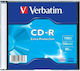 Verbatim Εγγράψιμο CD-R 52x 700MB Cake Box 1τμχ