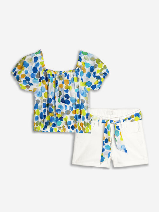 Funky Kinderbekleidungsset mit Shorts Mehrfarbig 2 Stück Funky Kinderbekleidungsset mit Shorts Mehrfarbig 2 Stück