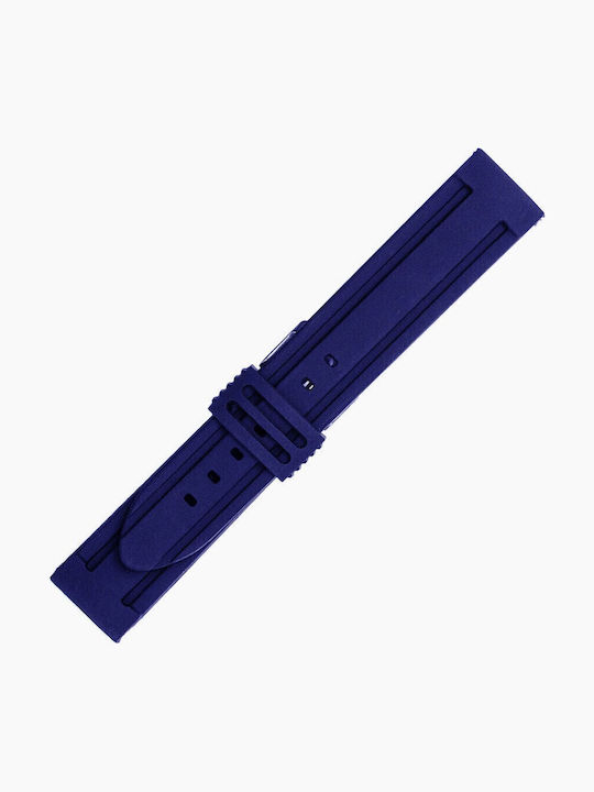 KOSTELO Gummi-Armband Blau 24mm