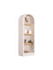 Bookcase Off-White Natural 60x38.5x179cm