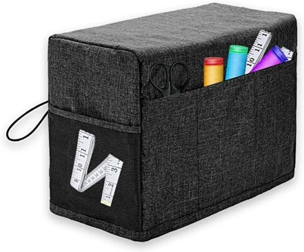 Home Use Sewing Dust Cover Tool Storage Bag Black