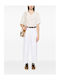 Estelle Egg Damenjeans White