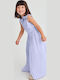 Kids' Fabric Jumpsuit Lilac