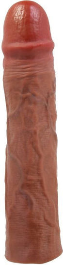 Pretty Love Penis Sleeve Προέκταση Πέους Καφέ 7.6cm