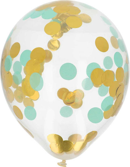 Set of 4 Balloons Latex Transparent 30cm