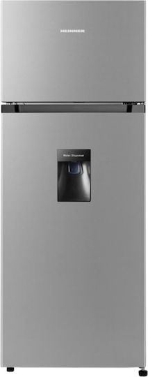 Heinner Ψυγείο Δίπορτο 217lt Υ143.4xΠ55xΒ54.2εκ. Inox HF-HS205SWDE++