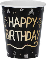 Pahar Happy Birthday 250ml Pentru Petreceri 8 Bucăți Pahar Happy Birthday 250ml Pentru Petreceri 8 Bucăți