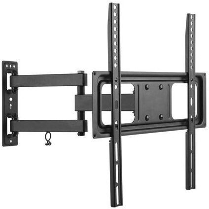 Kruger & Matz KM1304 Suport TV de perete cu braț până la 55" și 35kg Negru