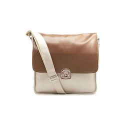 Tragbare Vinyl-Schallplattenkiste Gpo Messenger 20 LP Tasche Creme-Tan Tragbare Vinyl-Schallplattenkiste Gpo Messenger 20 LP Tasche Creme-Tan