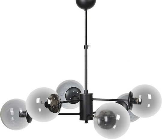 Fylliana Pendant Light Black with Socket E27 80x60cm