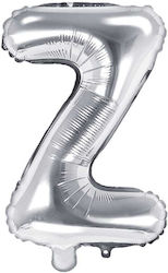 Luftballon Folie Buchstabe Ζ Silber 35cm