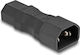 Adaptor de alimentare Delock IEC 60320 C14 la C13 masculin feminin