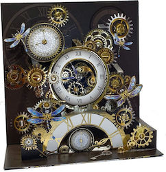 Поздравителна картичка Pictura 3D 16x16 с часов...