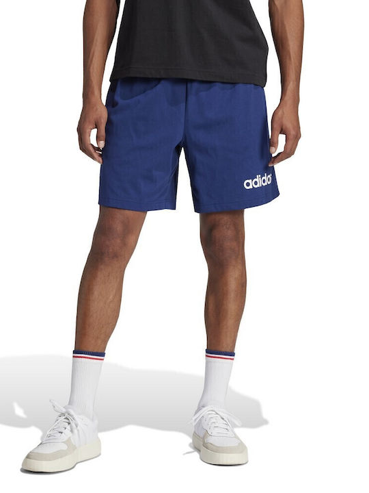 Essentials Linear Single Jersey Ανδρική Βερμούδα Μπλε