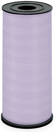 Plastic Ribbon Balloons Lilac Pastel 92m