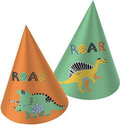 Dinosaur Party Hats Pack of 6